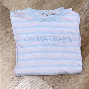 ASAP ROCKY x GUESS striped tee